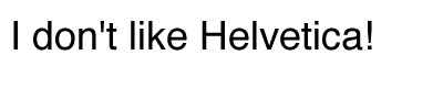 Helvetica